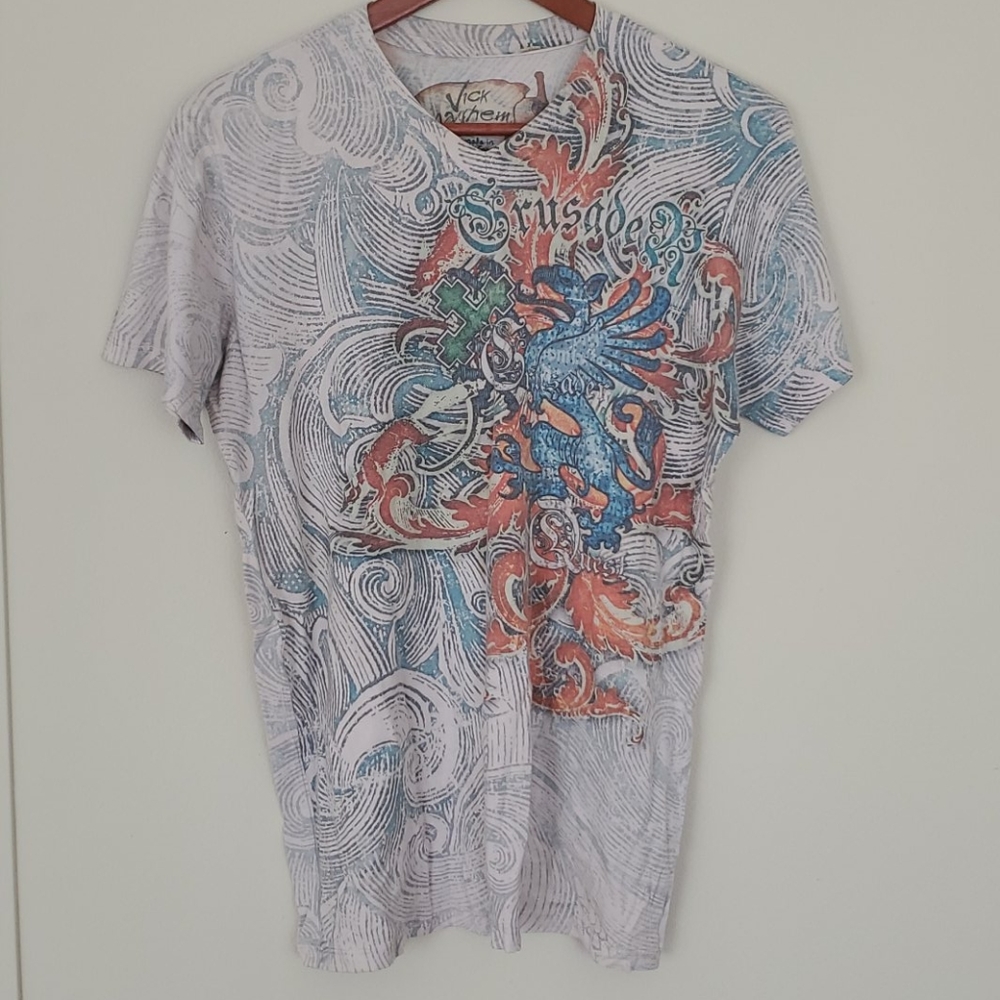 Vick Mayhem v-neck t shirt